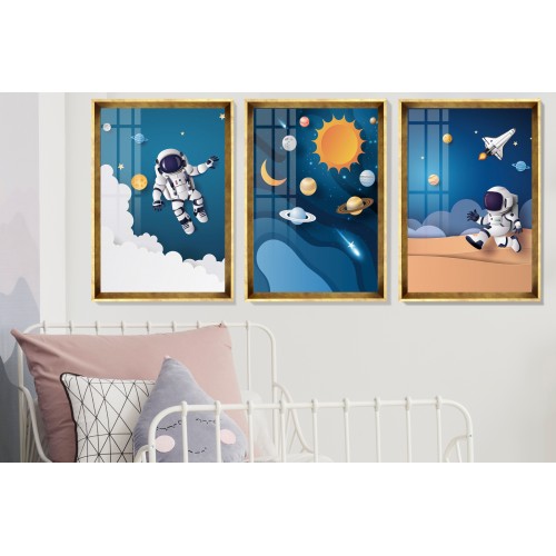 Uzayda Astronot 2 Tablo Seti