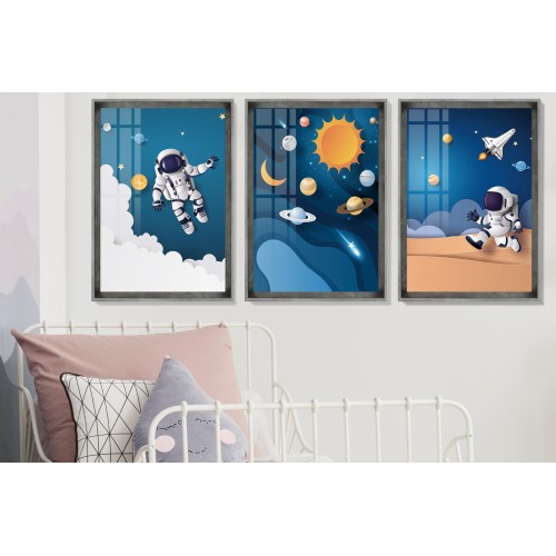 Uzayda Astronot 2 Tablo Seti