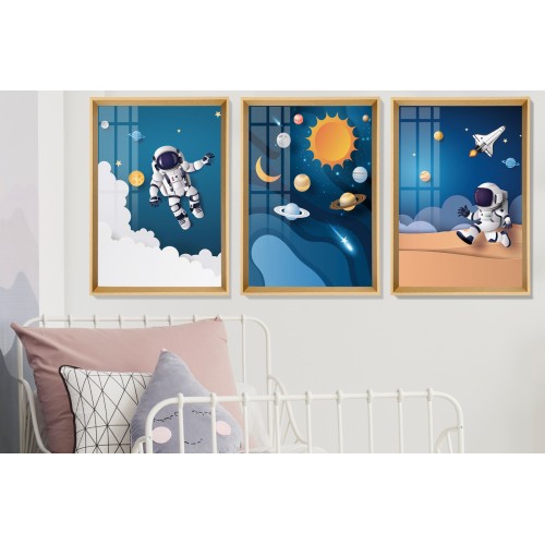 Uzayda Astronot 2 Tablo Seti