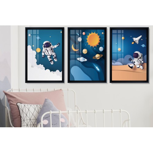 Uzayda Astronot 2 Tablo Seti