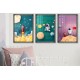 Uzayda Astronot 3 Tablo Seti