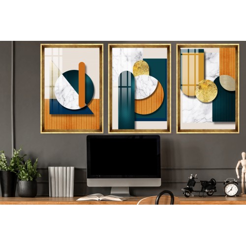 Modern Abstract Shapes 2 Tablo Seti