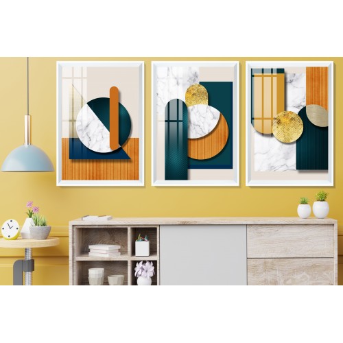 Modern Abstract Shapes 2 Tablo Seti