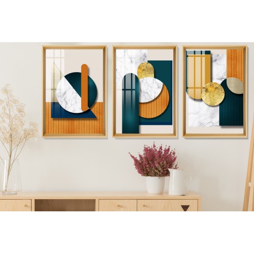 Modern Abstract Shapes 2 Tablo Seti