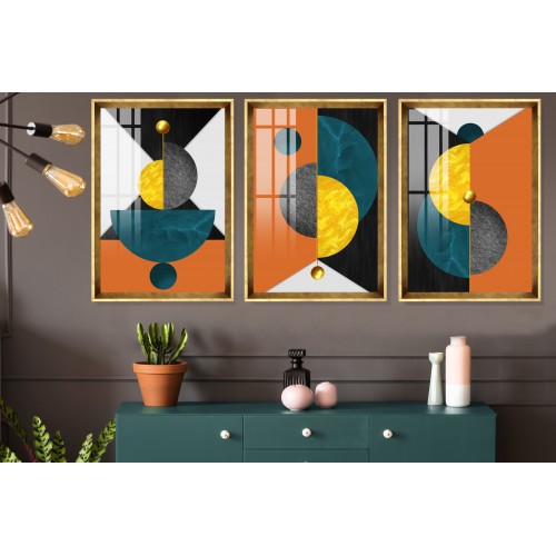 Modern Abstract Shapes 6 Tablo Seti