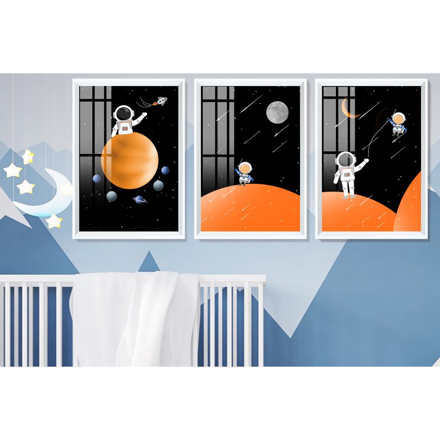  Uzayda Astronot 5 Tablo Seti