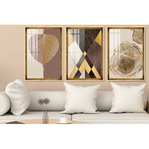 Modern Abstract Shapes 10 Tablo Seti