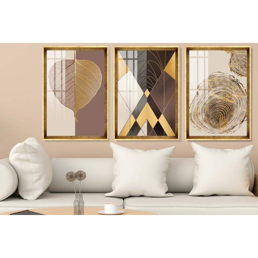 Modern Abstract Shapes 10 Tablo Seti