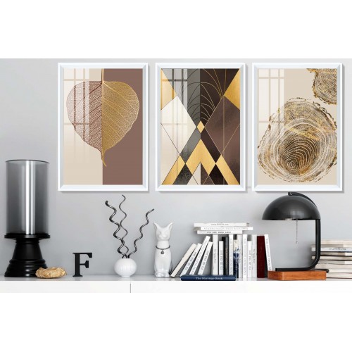 Modern Abstract Shapes 10 Tablo Seti