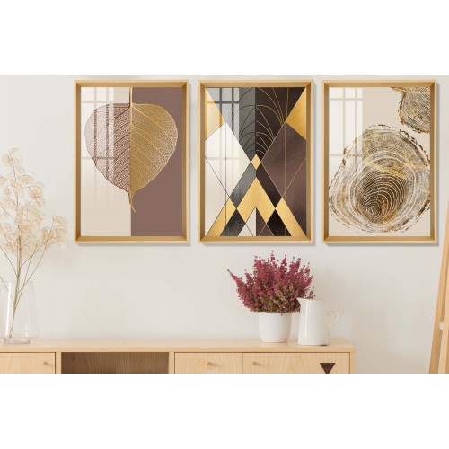 Modern Abstract Shapes 10 Tablo Seti