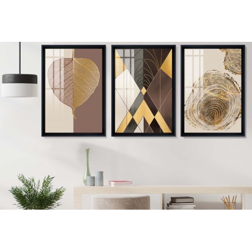 Modern Abstract Shapes 10 Tablo Seti