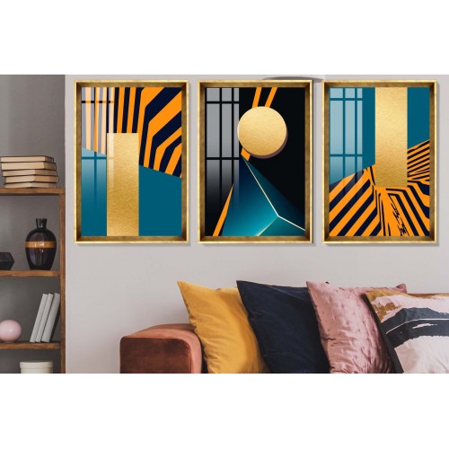 Modern Abstract Shapes 11 Tablo Seti