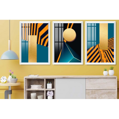 Modern Abstract Shapes 11 Tablo Seti