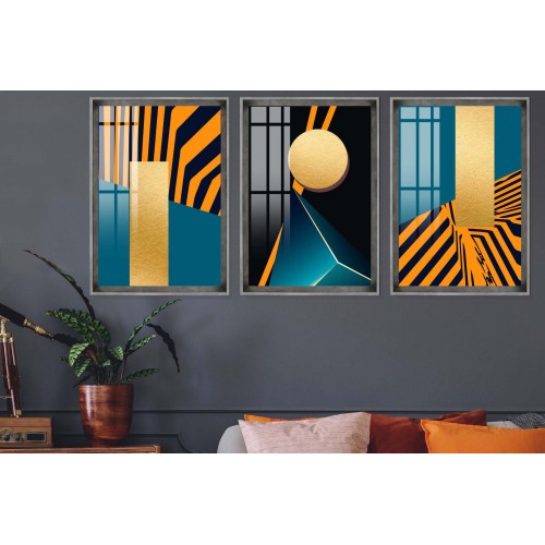 Modern Abstract Shapes 11 Tablo Seti