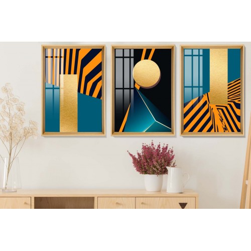 Modern Abstract Shapes 11 Tablo Seti