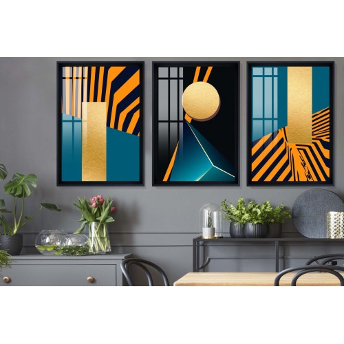 Modern Abstract Shapes 11 Tablo Seti