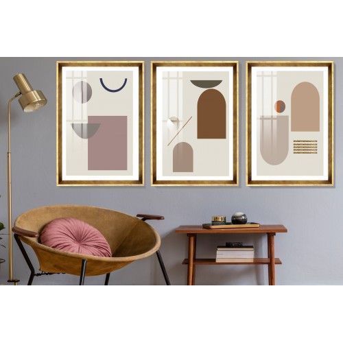 Modern Abstract Shapes 13 Tablo Seti