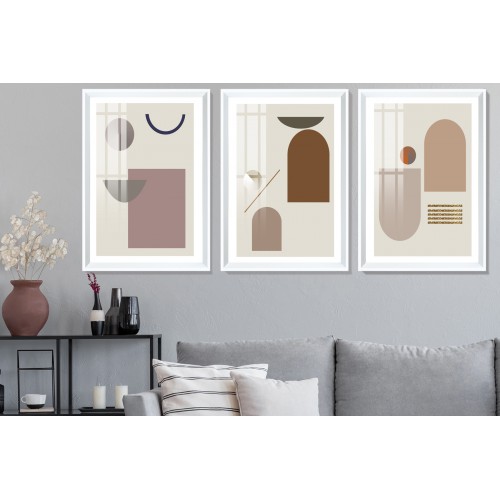 Modern Abstract Shapes 13 Tablo Seti