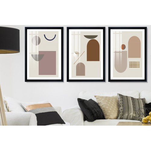 Modern Abstract Shapes 13 Tablo Seti