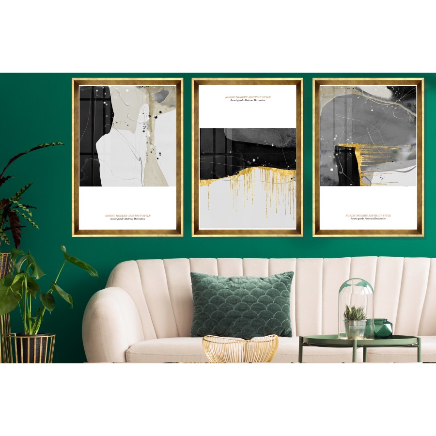 Avant-garde Abstract Tablo Seti